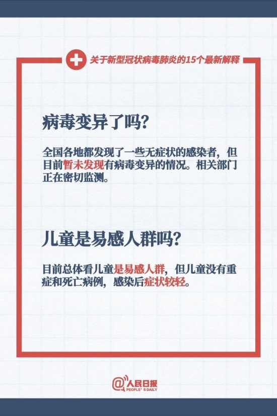 關(guān)于新型冠狀病毒肺炎的15個(gè)最新解釋