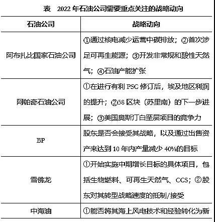 國際石油公司轉(zhuǎn)型戰(zhàn)略能否經(jīng)得起考驗