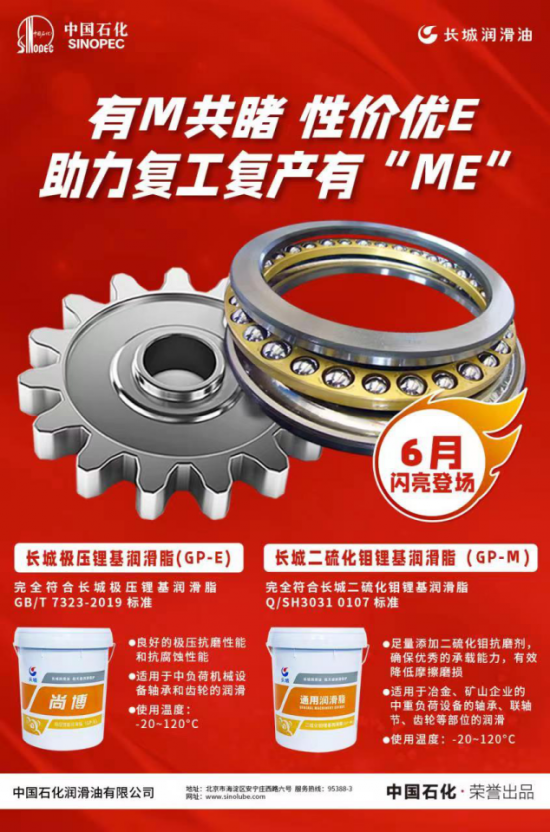 長城GP系列鋰基潤滑脂為工業(yè)發(fā)展注入新動力